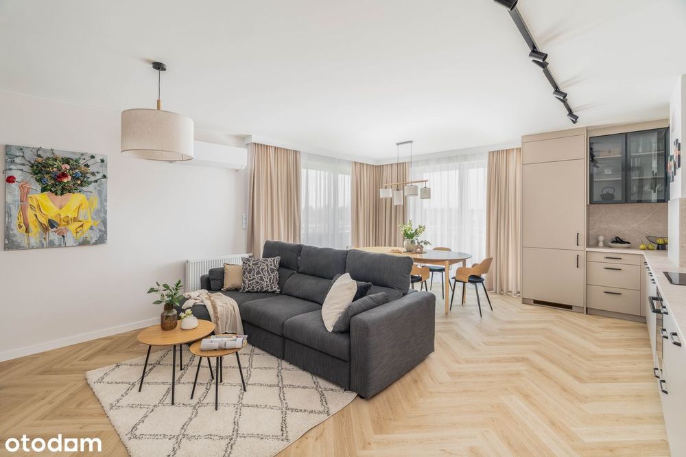 GOTOWE Z WYPOSAŻENIEM, duży balkon, 2x garaż + komórka, BEZPOŚREDNIO