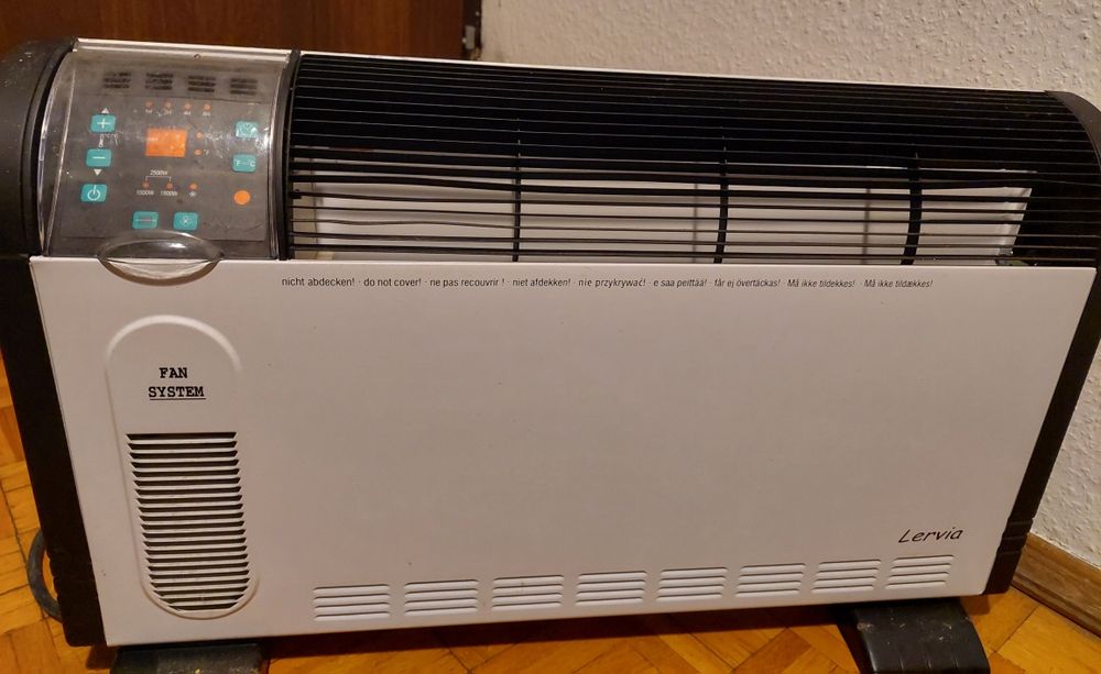 Grzejnik konwektorowy z nawiewem 2,5kW wyświetlacz LED