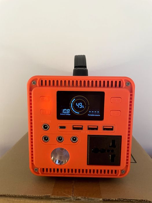 Зарядна станція 110Wh, 300W Модифікована синусоїда, Type-C, Ліхтар