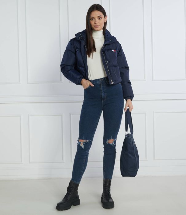 Пуховик Tommy Jeans Badge Crop Vest Down Puffer Jacket DW0DW14301