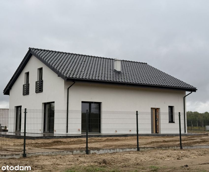 Nowy dom dwulokalowy 104m2 Rzepinek staw+las deweloperski stan