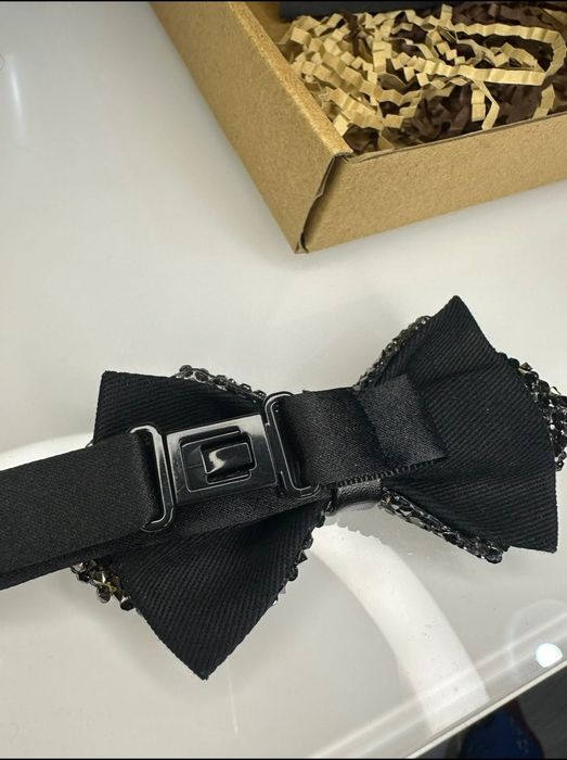 Mucha do garnituru błyszcząca + poszetka