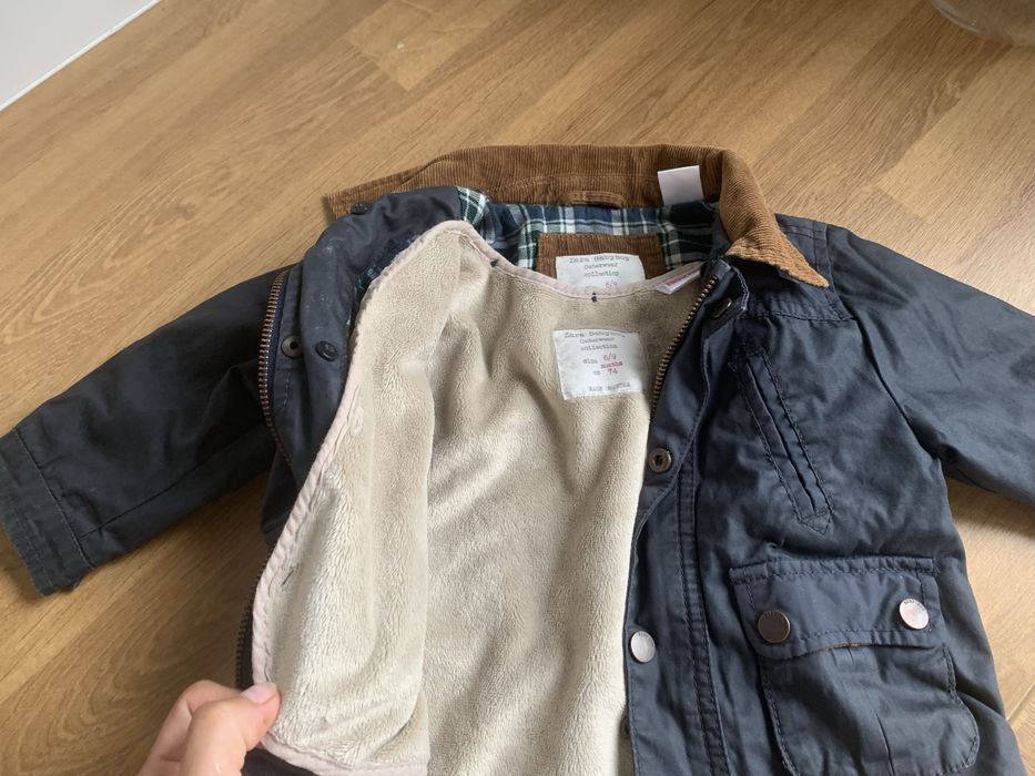 Zara parka z podpinka 74