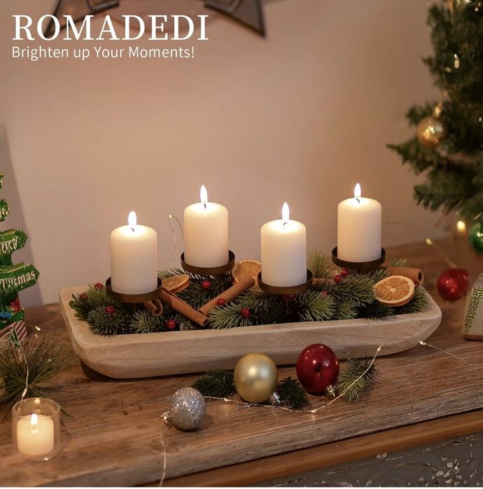 Набір металевих свічників-шпильок Romadedi (4 шт.), НОВІ