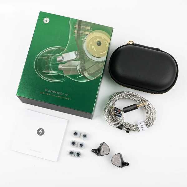 ‼️ Simgot SuperMix 4 - гибридные iem's наушники (1DD+1BA+1Planar+1PZT)