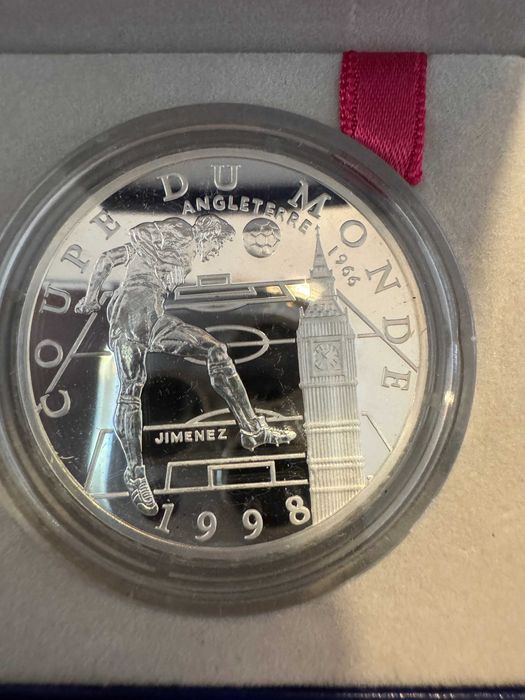 Moedas 10 Francs Mundial 1998
