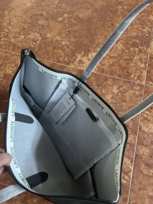 Bolsa Lacoste Preta Nova