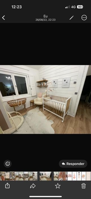 Berço zara home em muito bom estado