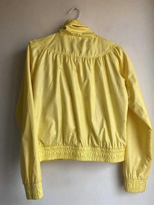 Żółta kurtka wiatrówka bez kaptura Denim co M/L 38/40