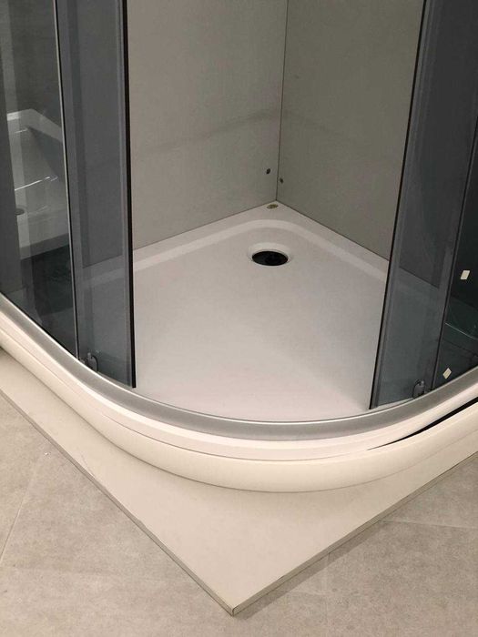 Піддони 90х90 кам'яні для душової кабіни (штучний мармур)