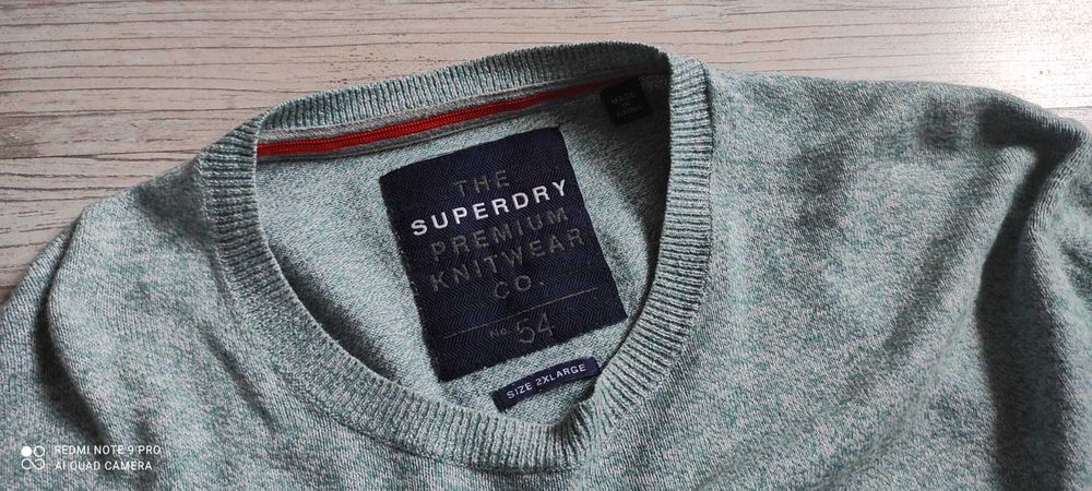 SUPERDRY Sweter Kaszmir Logowany Premium 54
