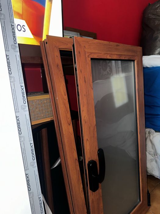 Janela aluminio oscila batente NOVA