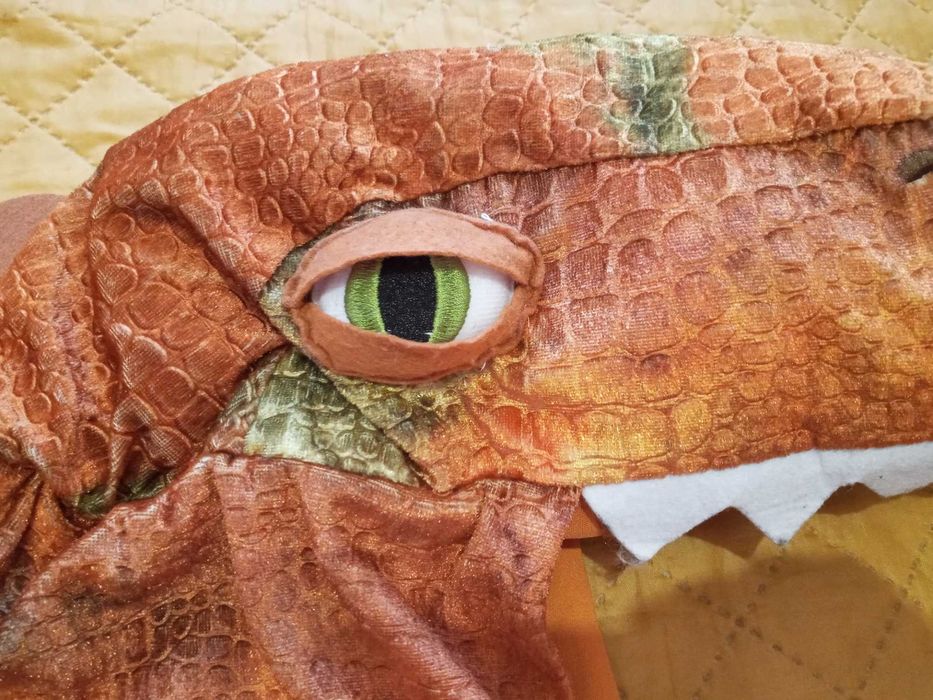 Шапка маска динозавра тиранозавр Ті рекс T-Rex