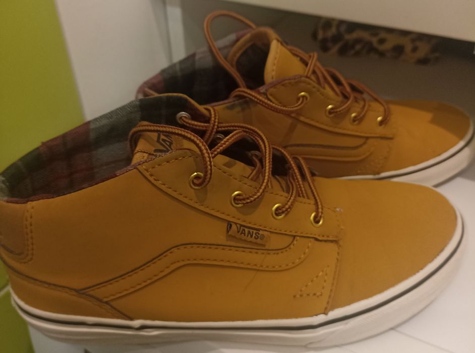 Buty Vans 36 musztardowe