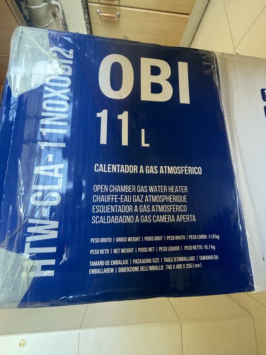 Esquentador HTW-CLA-11NOXOBI2GN 11L gas natural