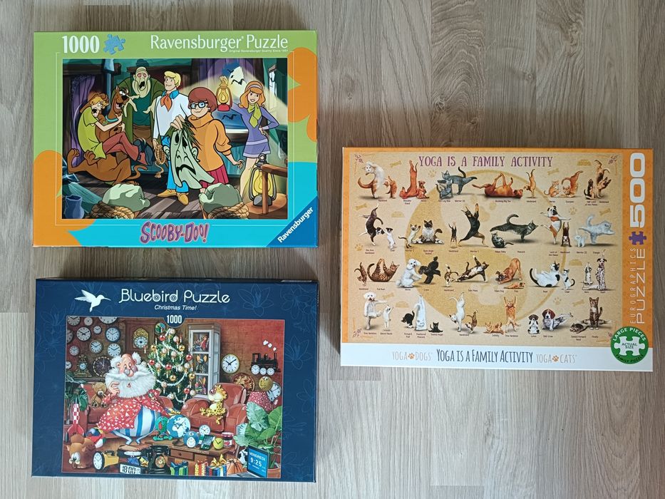 Puzzle  - dobra cena za 3 zestawy
