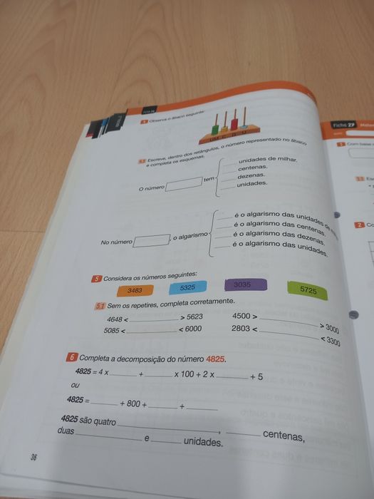 Livro de fichas de trabalho para o 3⁰ ano