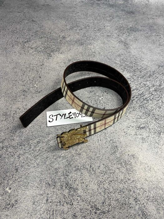 Шкіряний ремень Burberry