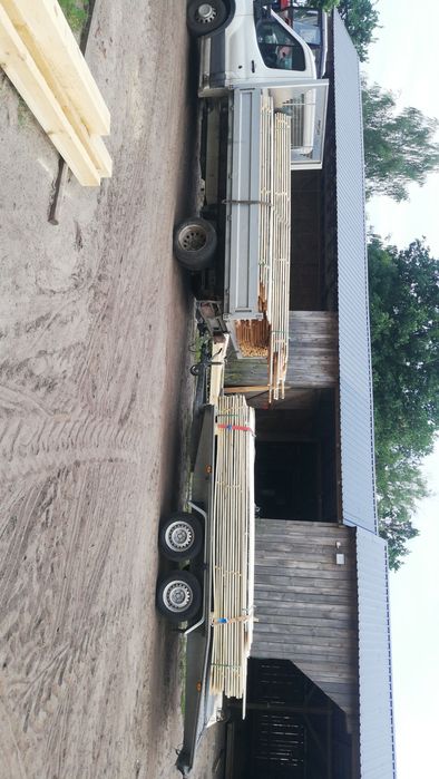 Deski szalunkowe impregnowane (obiciowe) , więźba dachowa, stemple bu