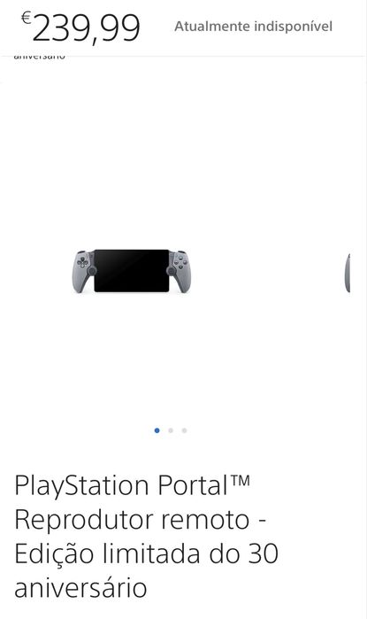 Playstation Portal 30 aniversario c/garantia