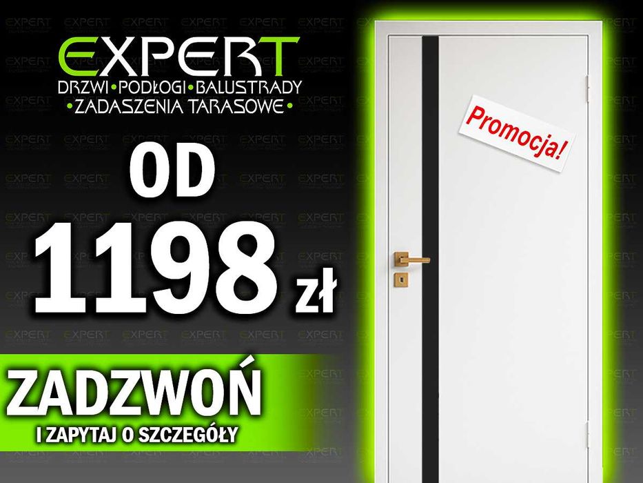 Montaż, transport, pomiar + drzwi i ościeżnica! Gwarancja!