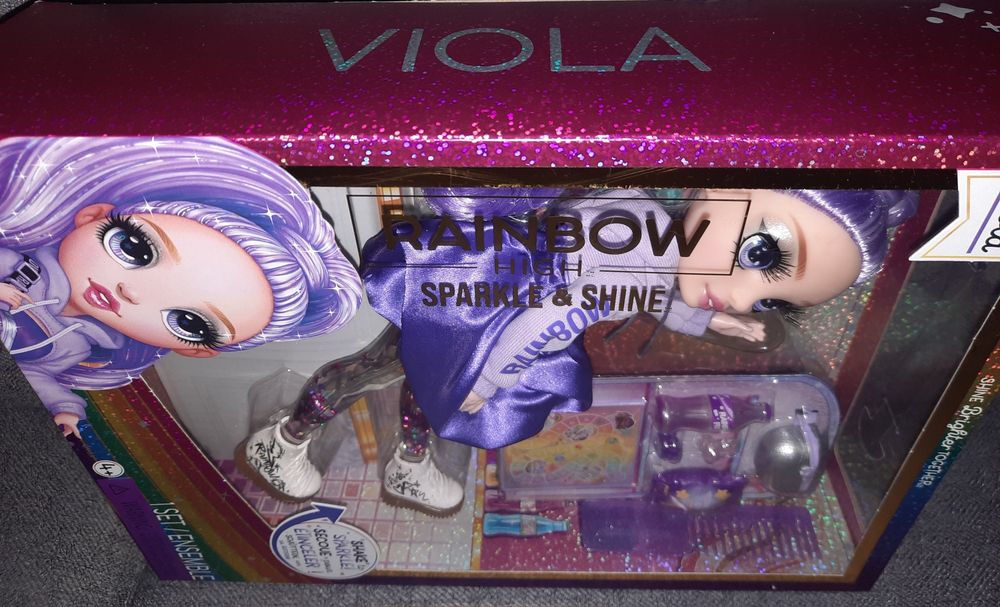 Lalka Rainbow high sparkle &shine  Viola