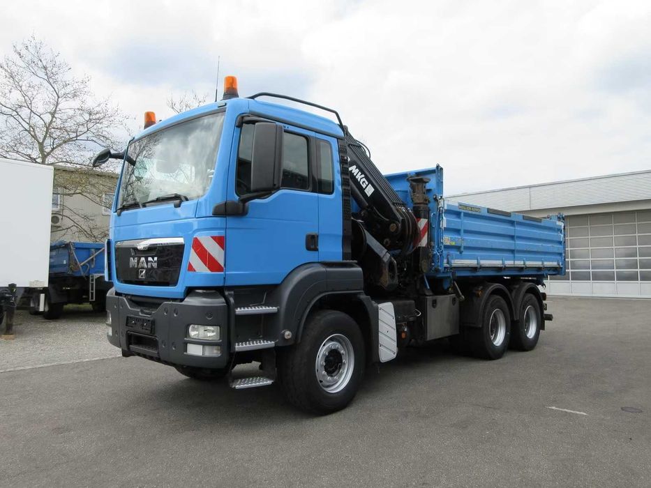MAN TGS 26.440 - 6X4 Camião Grua Tri-basculante