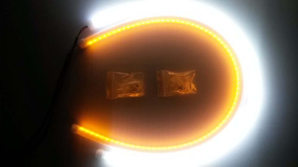 30 45 60 85см Гнучкі ходові вогні з поворотом ДХО DRL LED лед пара