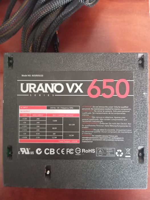 Fonte ATX Urano VX 650w