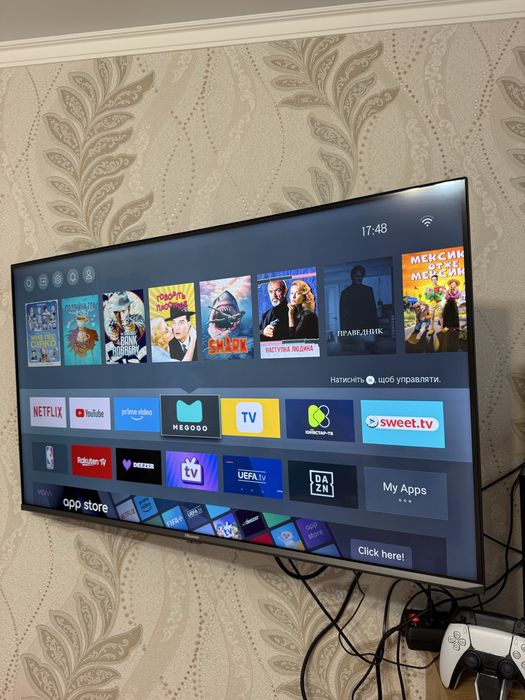 Телевізор Smart  Hisense 43 дюйма,стан нового
