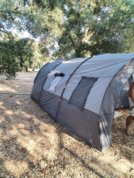 Tenda de Campismo Roskilde Tectake para 6 pessoas + 2 colchoes
