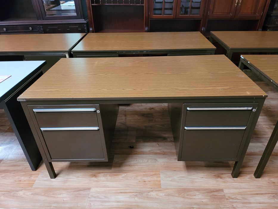 Antique secretaries with two drawer units - With signs of64584276829059120