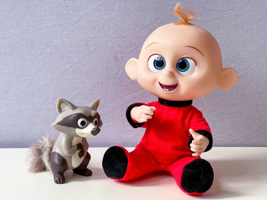 Лялька пупс Джек-Джек Суперсімейка з єнотом, Disney іграшка