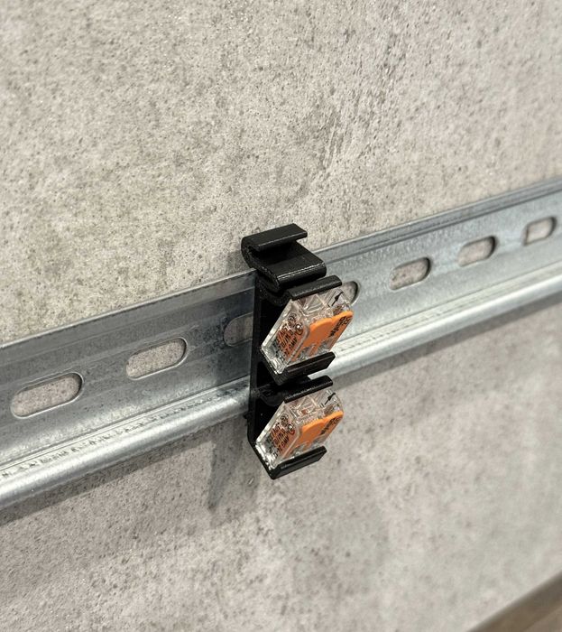 WAGO 221-412 adapter montażowy na szynę DIN 35 mm, 2 złączki