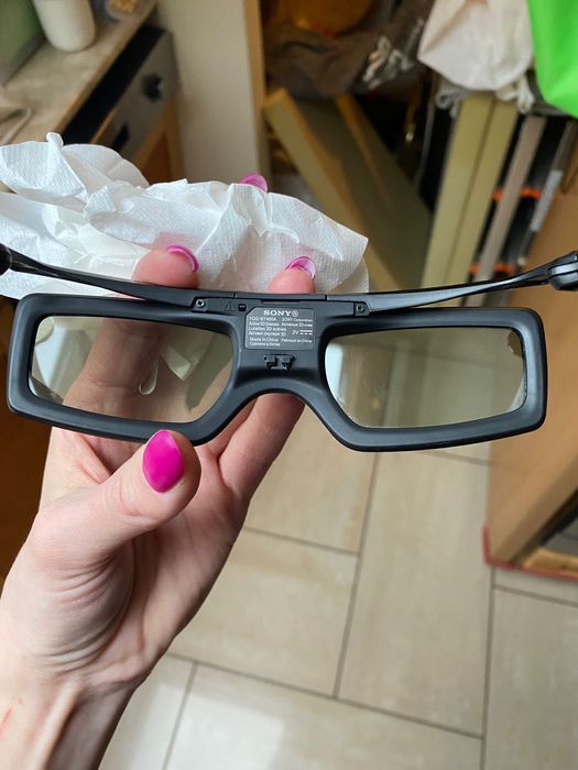 Okulary.   Sony 3d