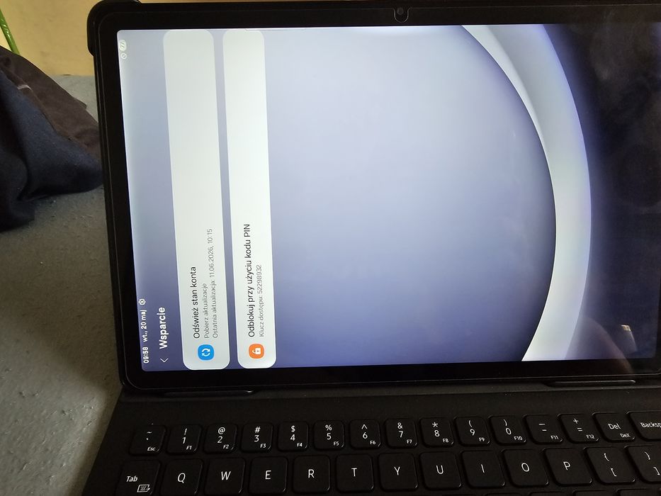 Samsung galaxy tab a9+ x216b zablokowany