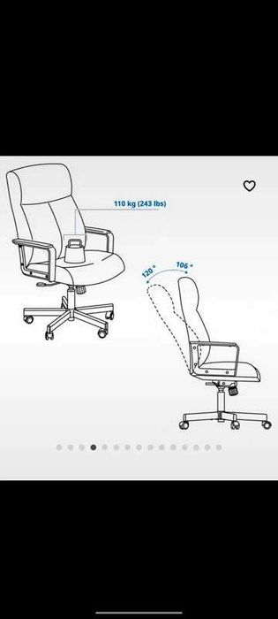 Cadeia Escritório Ikea