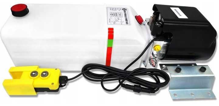 ZESTAW HYDRAULICZNY 3,9m Na Tył 12V Siłownik 1200 6T [7962]