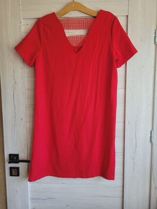 Okazja! Cudna Sukienka Czerwona Moodo S Gipiura