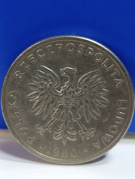 20zł z 1986r. Średnica 26.5mm