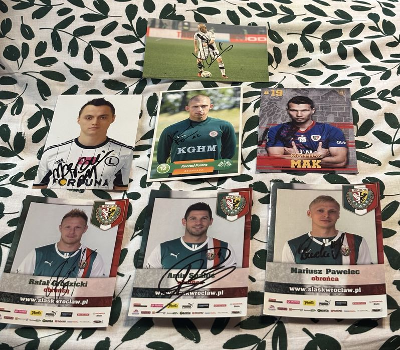 Mix autografów Ekstraklasa