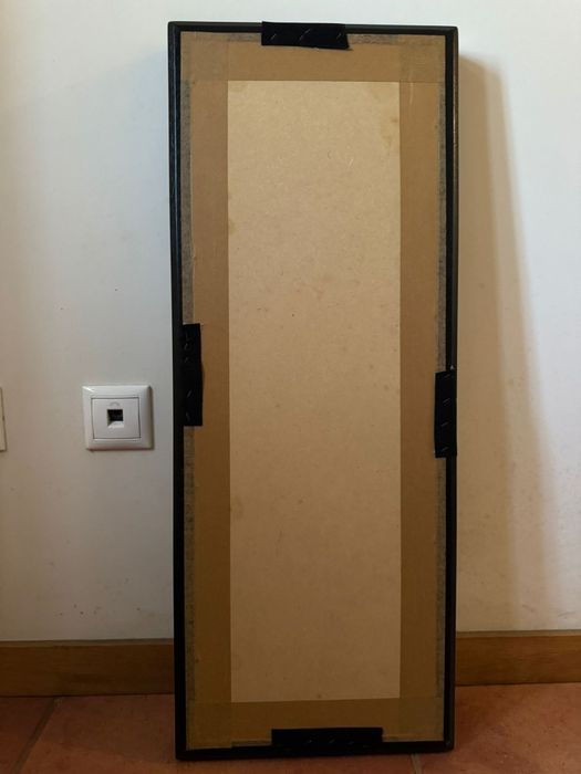 Conjunto de quadros pintado a mão NOVO com folha de prata