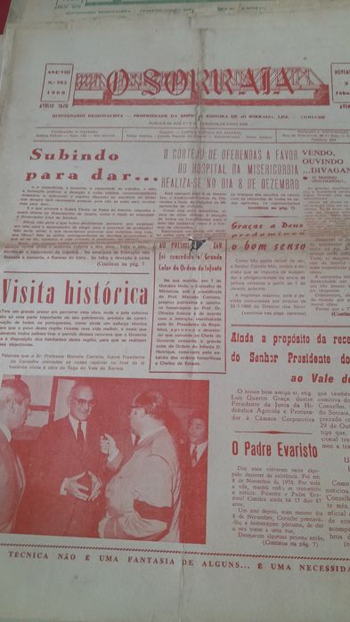 Jornais Antigos O Sorraia ( Coruche ]