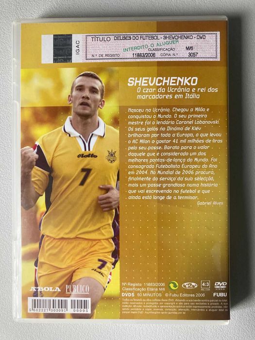 [DVD] Shevchenko: O czar da Ucrânia e rei dos marcadores em Itália