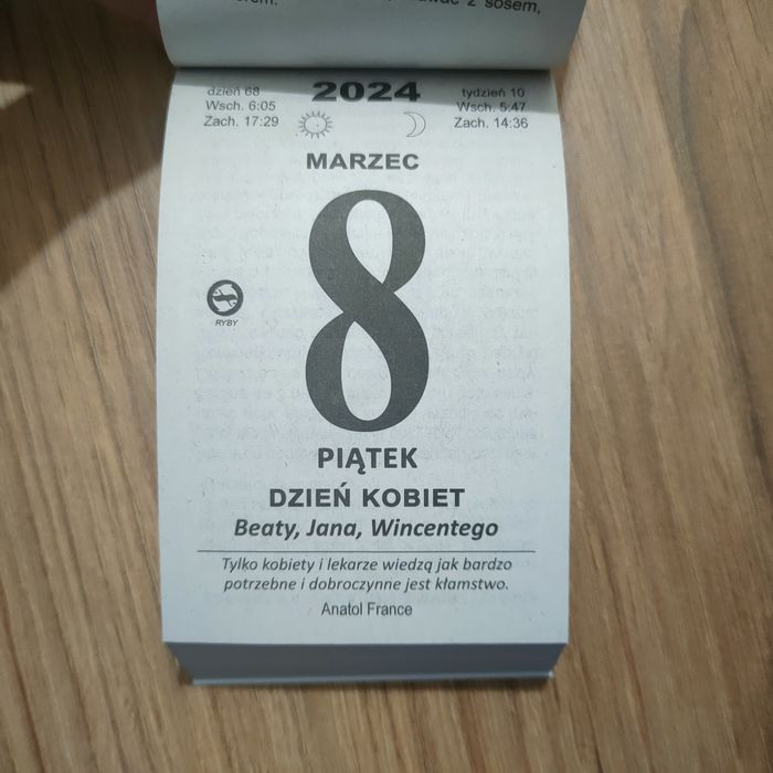 Kartka z kalendarza 2024
