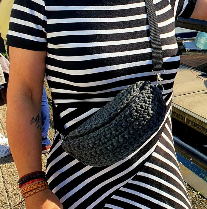 Nerka torebka ze sznurka handmade