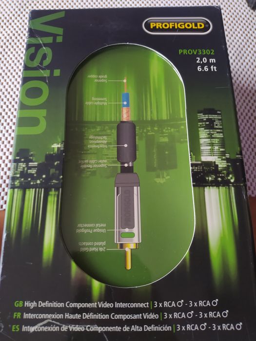 Kabel Component video Bandrige (Profigold) PROV3302 2 m