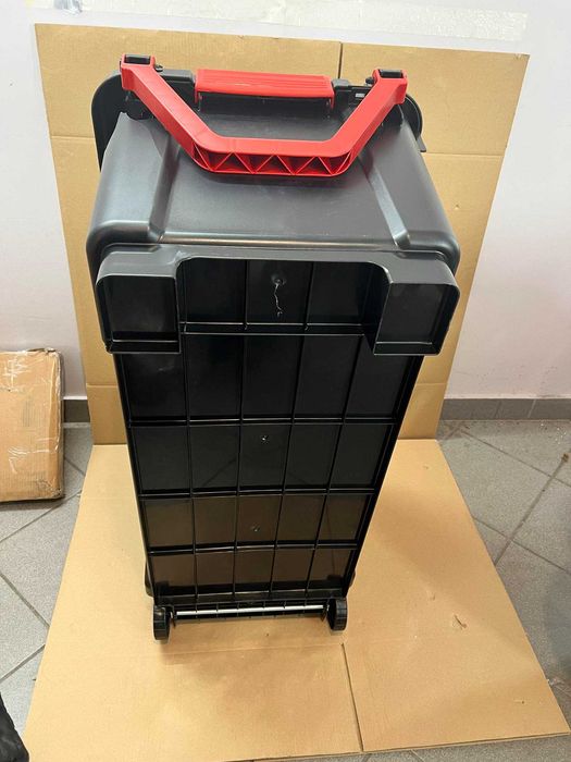 Iris Ohyama 170L Duże pudełko do przechowywania z pokrywką Klipsy