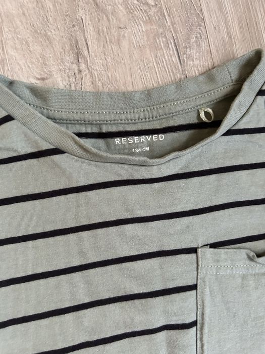 Koszulka z dlugim rekawem Zara, Reserved roz 134