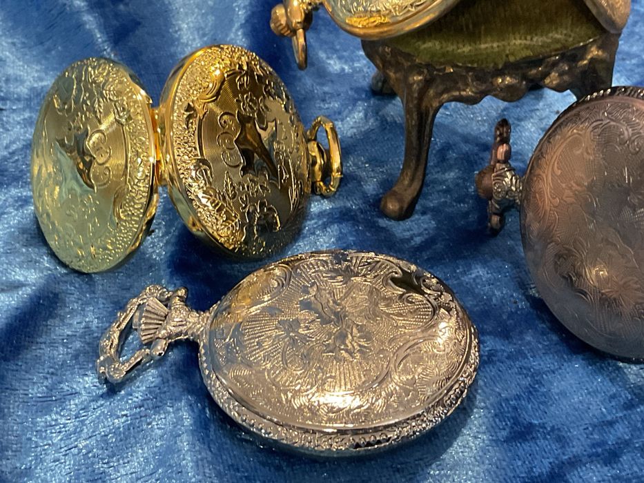 Relógio de bolso quartz a trabalhar de coleção